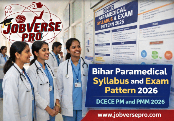 Bihar Paramedical 2026 Syllabus & Exam pattern kya rahega? 11 Bihar Paramedical 2026 PM Syllabus & Exam Pattern