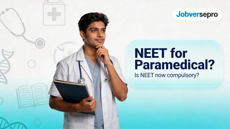 अब Paramedical (Allied & Healthcare) में भी NEET जरूरी? 2026 से कौन-कौन से कोर्स पर लागू होगा? 24 क्या अब Paramedical में भी NEET compulsory हो गया है?”