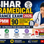 Bihar paramedical 2025 pyq  pdf free